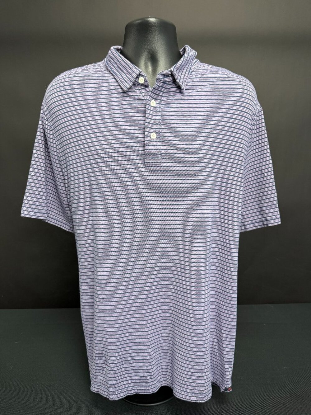 Faherty Striped Polo XXL